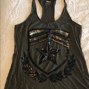 Sequin embellished Express Tank